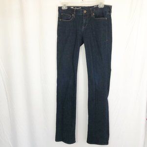 Madewell Rail Straight Jeans Dark Wash SZ 28 x 32